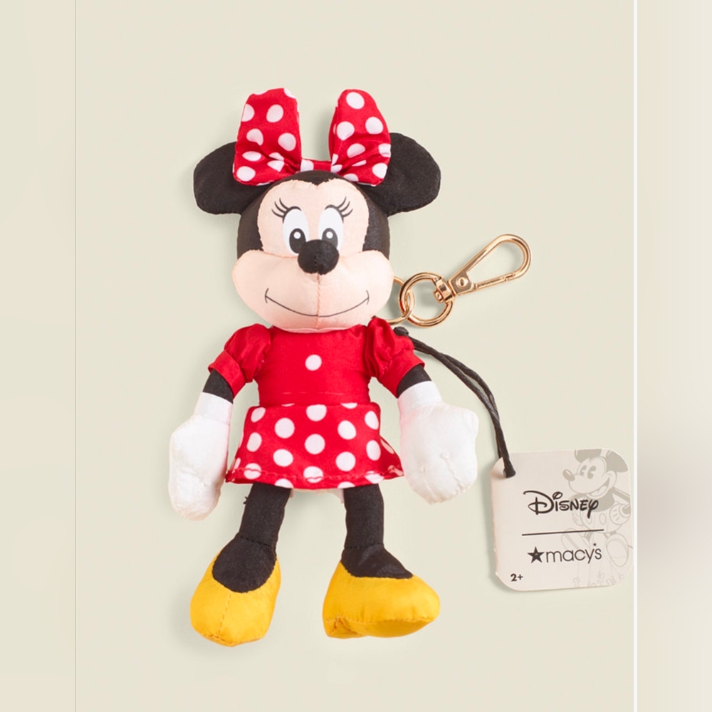 NWT 2024 Macy's Thanksgiving Day Parade Minnie Mouse Balloon Plush Key Chain